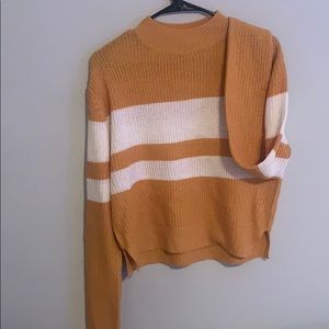 Knit Sweater Mustard Yellow